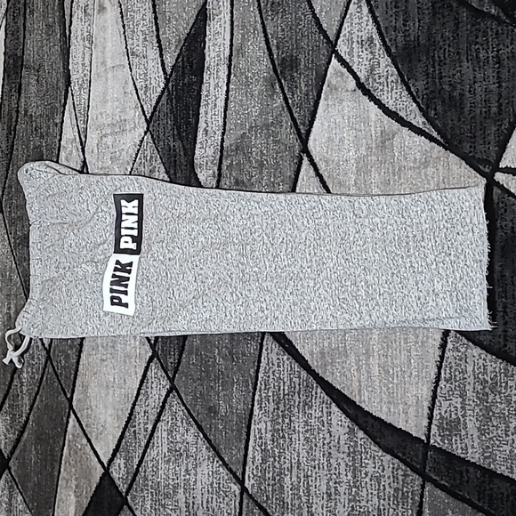VS PINK 2015 OVERSIZED WIDE-LEG LOGO SWEATPANTS - Picture 1 of 11